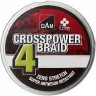 Шнур DAM Crosspower 4-Braid 300м 0,20мм 9,9кг/22Lb (зеленый) (65845)